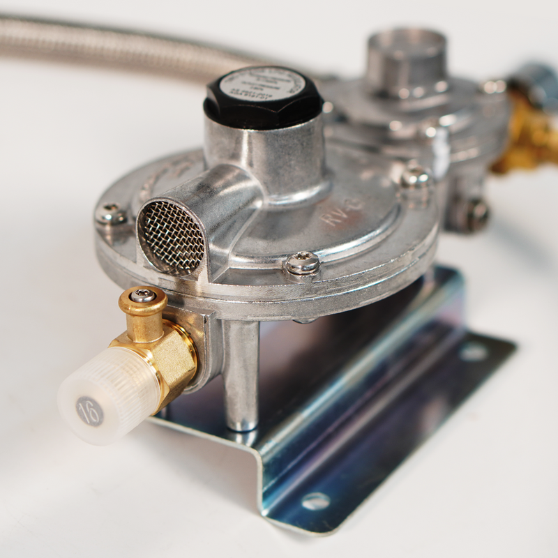 Load image into Gallery viewer, PORIYA LPG Regulator Kit Twin Stage 280MJ Suit Caravan RVs & Home Use