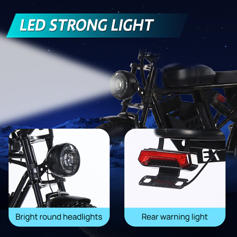 Load image into Gallery viewer, PORIYA 2000W 80KM 60KM/H Electric Bike Mountain Bicycle E-Bike 20“ off Road Traveling