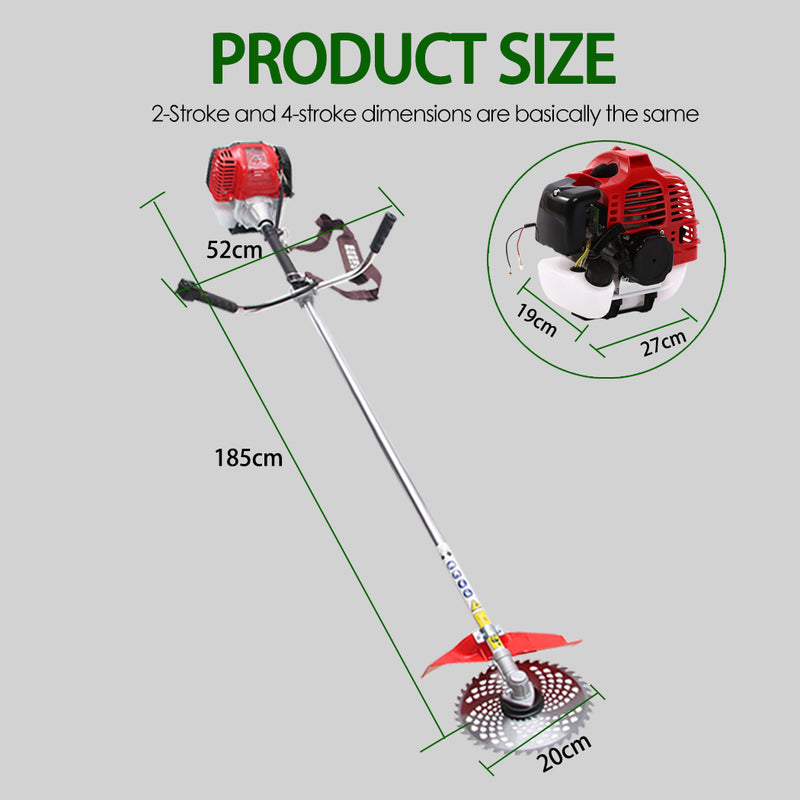 Load image into Gallery viewer, 7IN1 Petrol Pole Chainsaw Brush Cutter Whipper Snipper Hedge Trimmer 52CC & 62CC