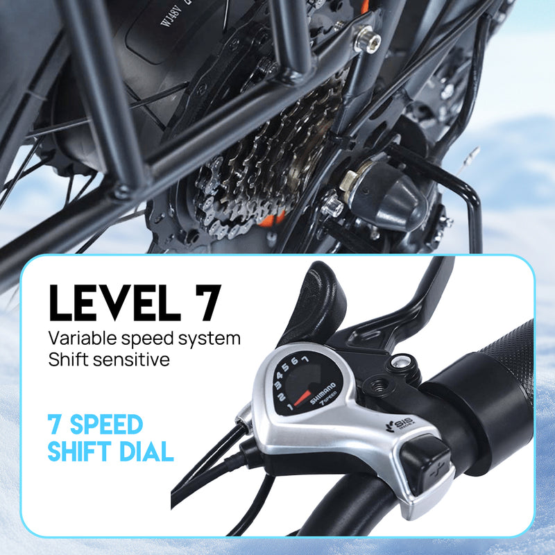 Load image into Gallery viewer, Electric Bicycle Ebike 48V 1500W Mountain Bike 10.4Ah Li-Ion Battery 20'' Tyres