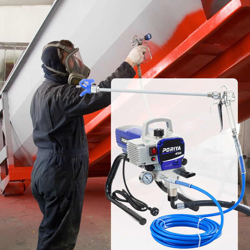 Load image into Gallery viewer, PORIYA Airless Paint Sprayer High Pressure Airless Wall Paint Spray Gun 1700W