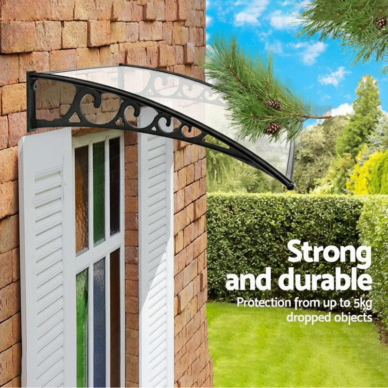 Load image into Gallery viewer, PORIYA Window Door Awning Outdoor Balcony Door Canopy Shelter Rain Cover Wind Shield