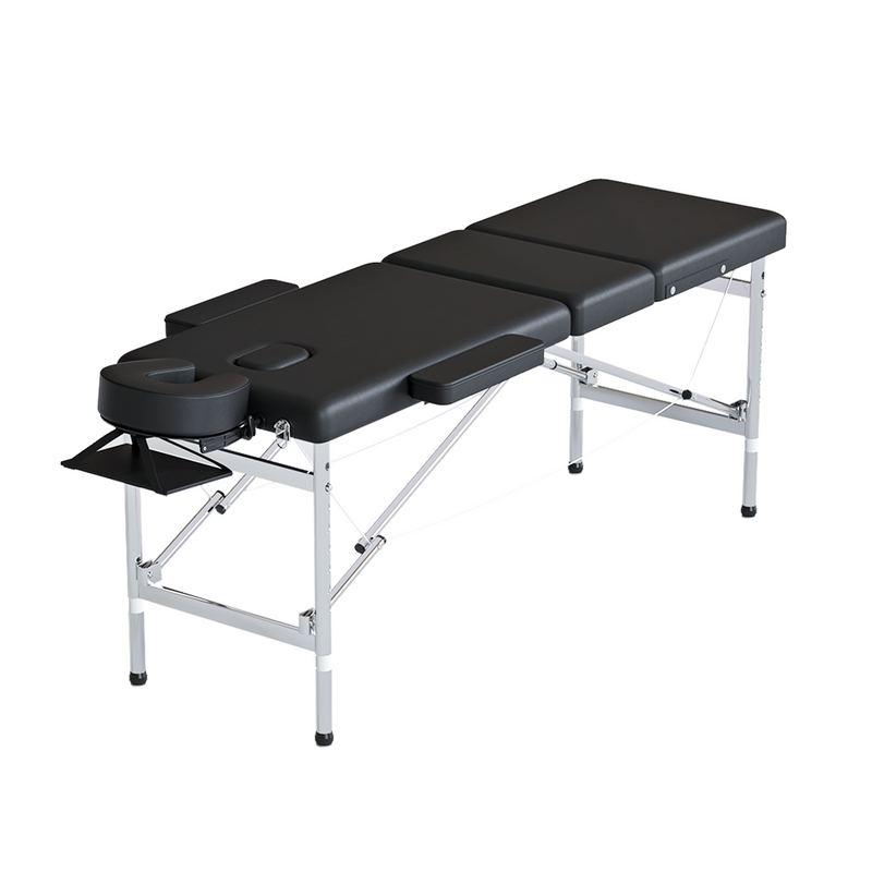 Load image into Gallery viewer, PORIYA 3-Fold Aluminum Massage Table Portable Folding Spa Beauty Therapy Massage Bed