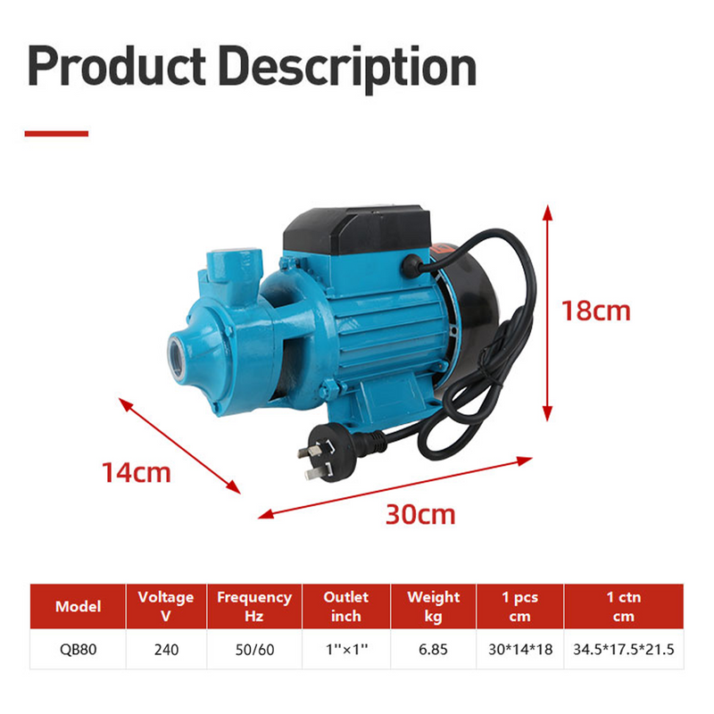Load image into Gallery viewer, PORIYA Peripheral Water Pump QB60 QB80 Garden Boiler Car Wash Auto Controller