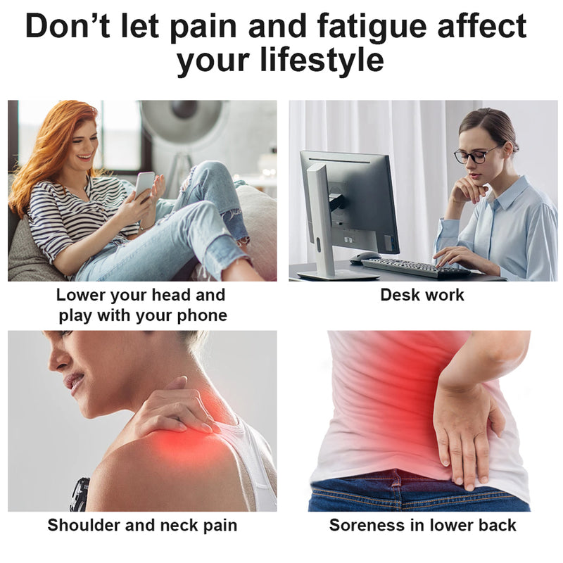 Load image into Gallery viewer, Neck Massager Shoulder Trapezius 5D with Heat Goletsure Massage Relief Pain