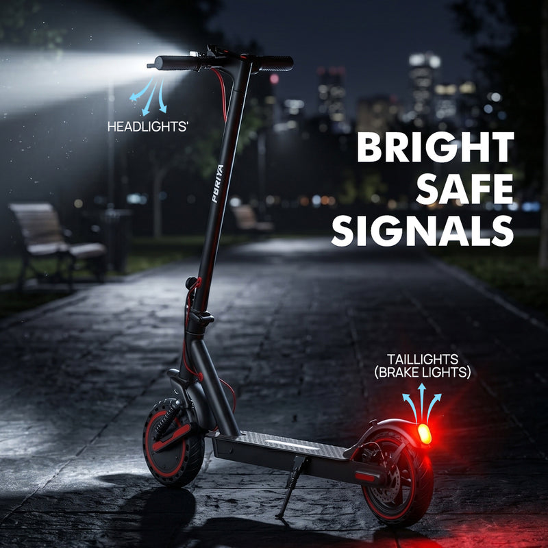 Load image into Gallery viewer, PORIYA Portable Electric Scooter 900W 40KM/H 50KM Foldable E Bike w/ Shock Absorption