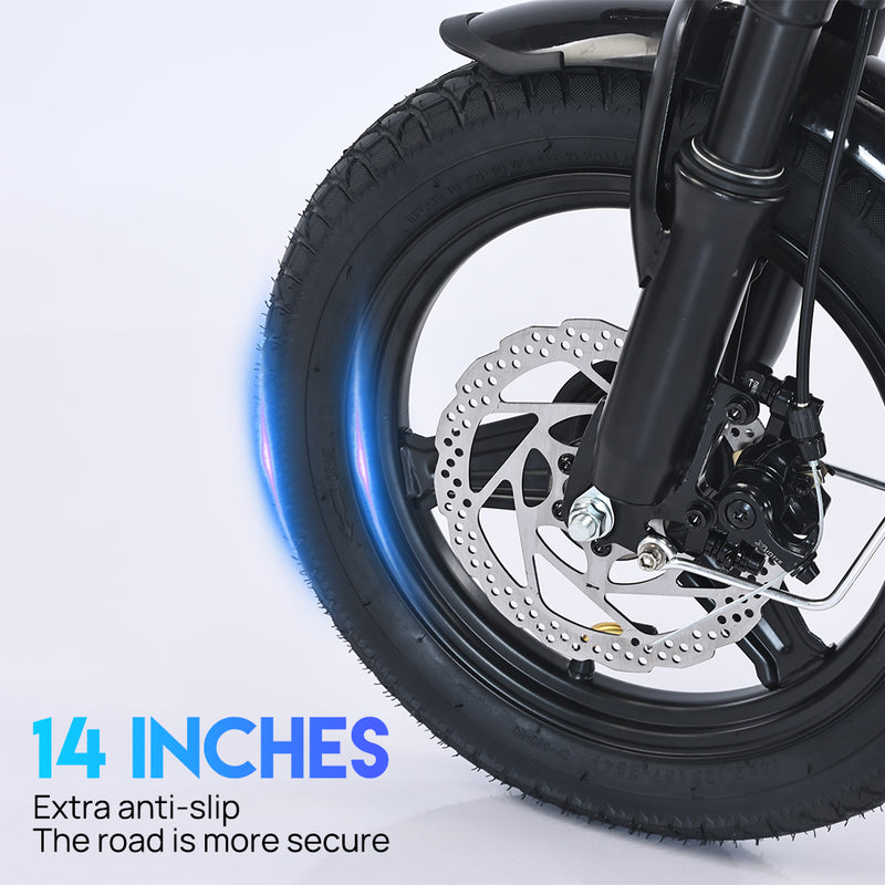 Load image into Gallery viewer, PORIYA Foldable Electric Bicycle 1000W 50KM/H Protable Commuter Travel Bicycle E Bike 48V