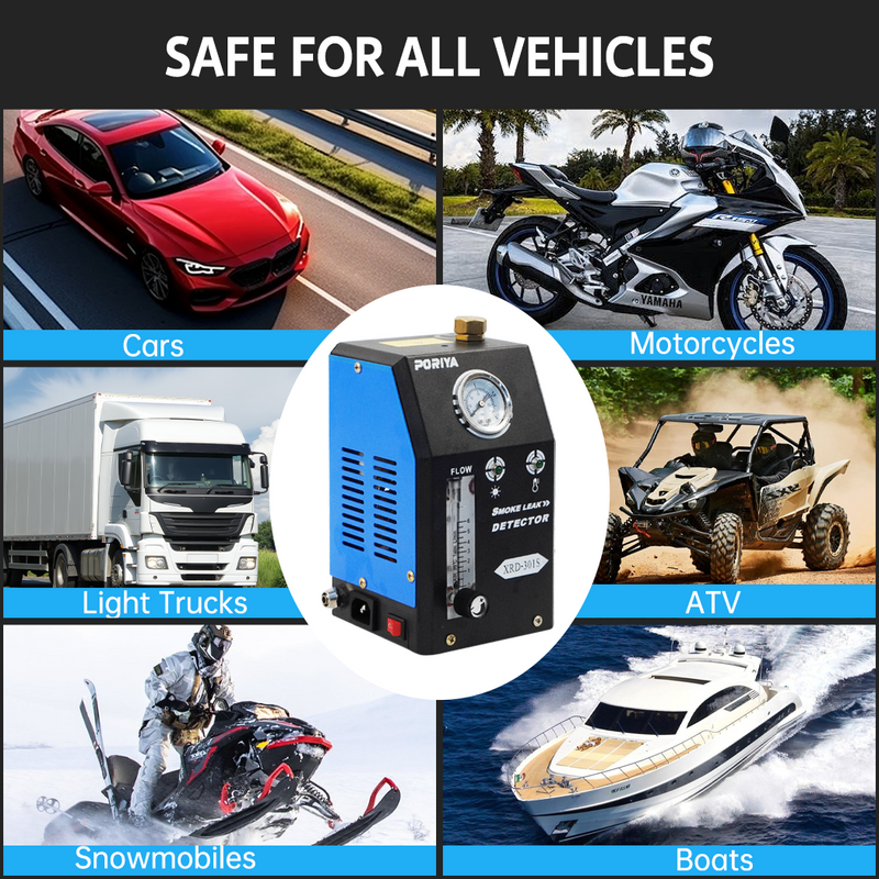 Load image into Gallery viewer, PORIYA Automotive Smoke Machine Leak Detector EVAP Leak Tester Built-in Air Pump