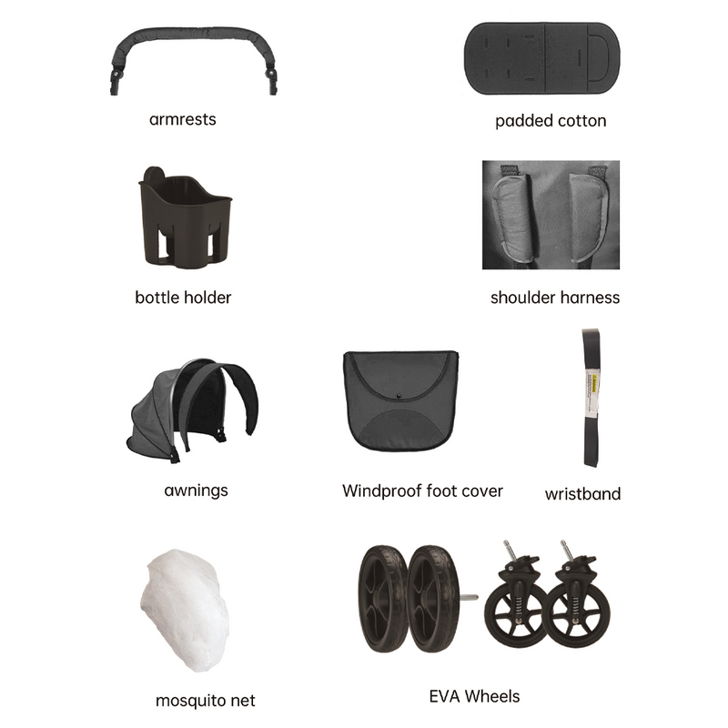 Load image into Gallery viewer, PORIYA Baby Stroller Foldable Pram Bassinet Carriage Infant Travel Pushchair Strollers