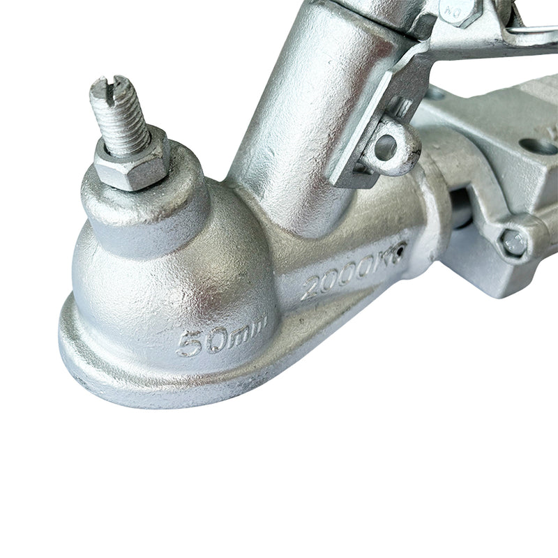 Load image into Gallery viewer, PORIYA Trailer Coupling Hitch Override Zinc Finish Mechanical 2T 50mm Mechanical