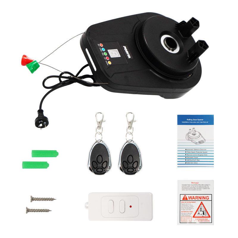 Load image into Gallery viewer, PORIYA Automatic Roller Door Opener Smart Garage Door Roller w/ Remote Control