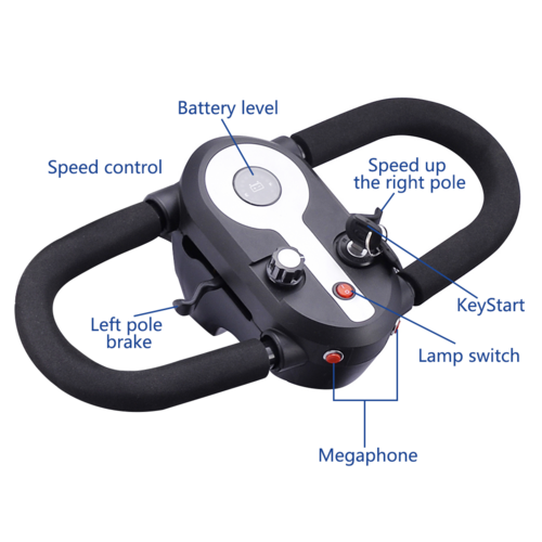 Load image into Gallery viewer, PORIYA Electric Mobility Scooter Electric Motorised Power Portable Folding 30KM Range