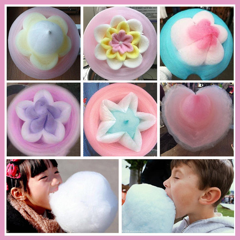 Load image into Gallery viewer, PORIYA Commercial Cotton Candy Machine Sugar Floss Maker 1000W Pink WITH/ Cover