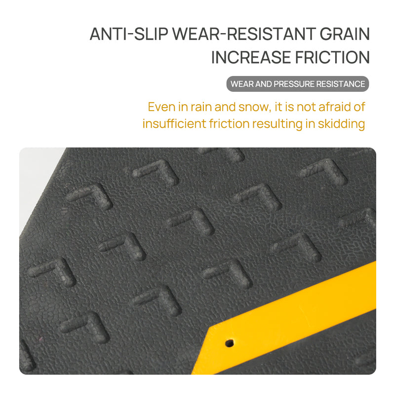 Load image into Gallery viewer, PORIYA Heavy Duty Rubber Curb Ramp 100x30x10cm Heavy Duty Kerb Driveway Threshold Ramp