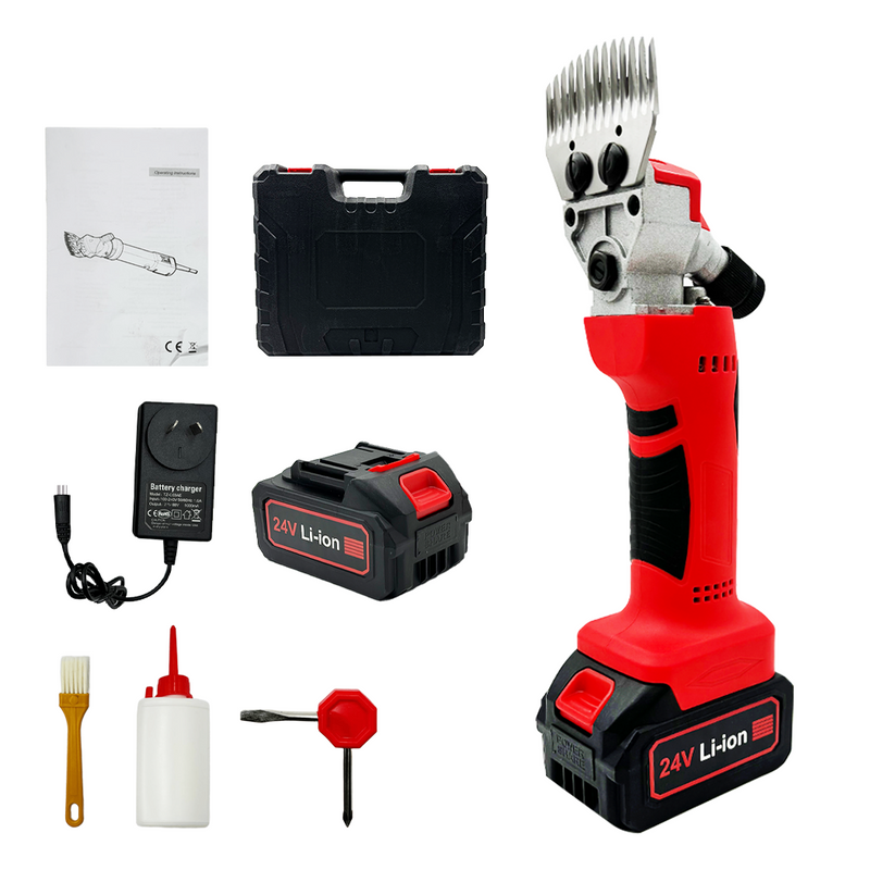 Load image into Gallery viewer, PORIYA 550W/850W Electric Sheep Shears Farm Livestock Wool Carding Tool Animal Clippers