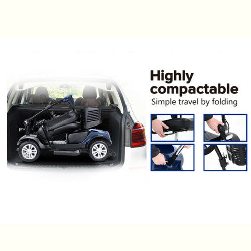 Load image into Gallery viewer, PORIYA Electric Mobility Scooter Electric Motorised Power Portable Folding 35KM Range