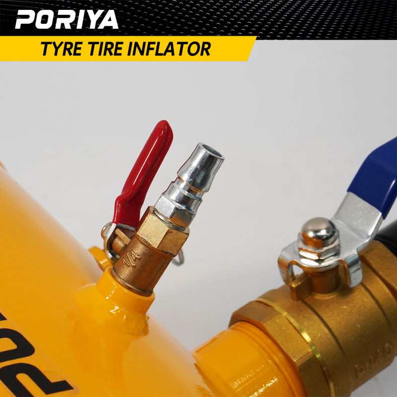 Load image into Gallery viewer, PORIYA 5 Gallon 20 Litre Air Tank Bead Seater Tyre Tire Inflator Blaster Replacing Tool