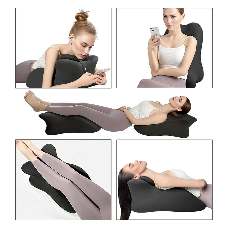 Load image into Gallery viewer, PORIYA Memory Foam Wedge Pillow Sleeping Cushion Neck Back Support 27° Ergonomic Pillow