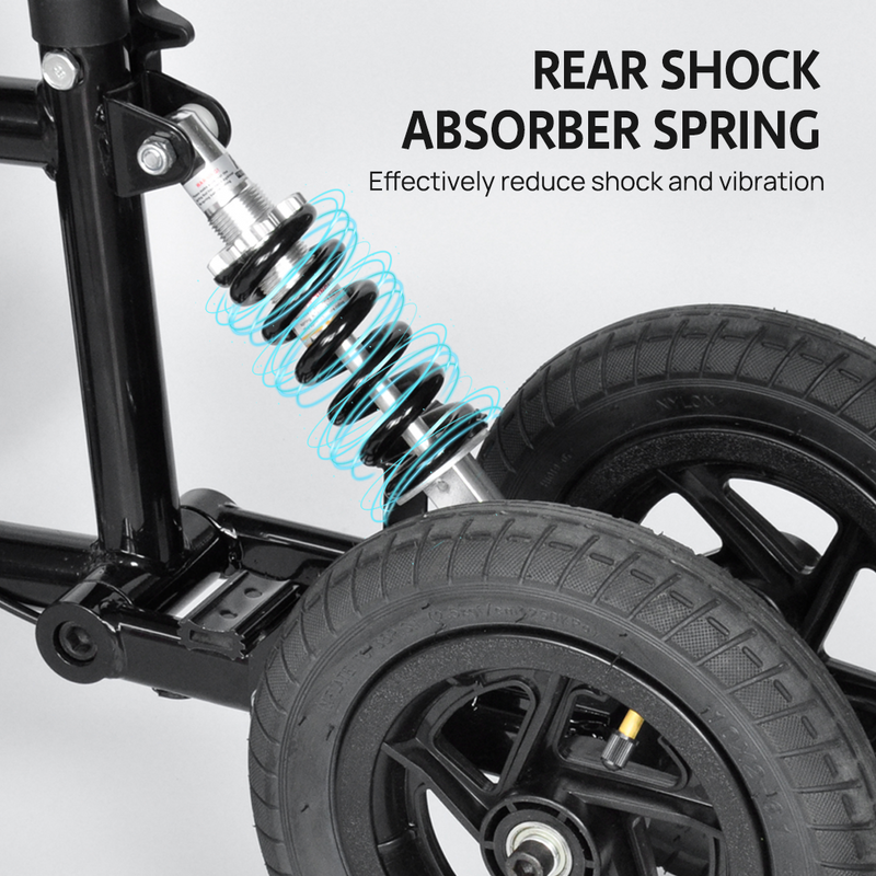 Load image into Gallery viewer, PORIYA Foldable Knee Walker Scooter Mobility Alternative Crutches Wheelchair w/ Basket