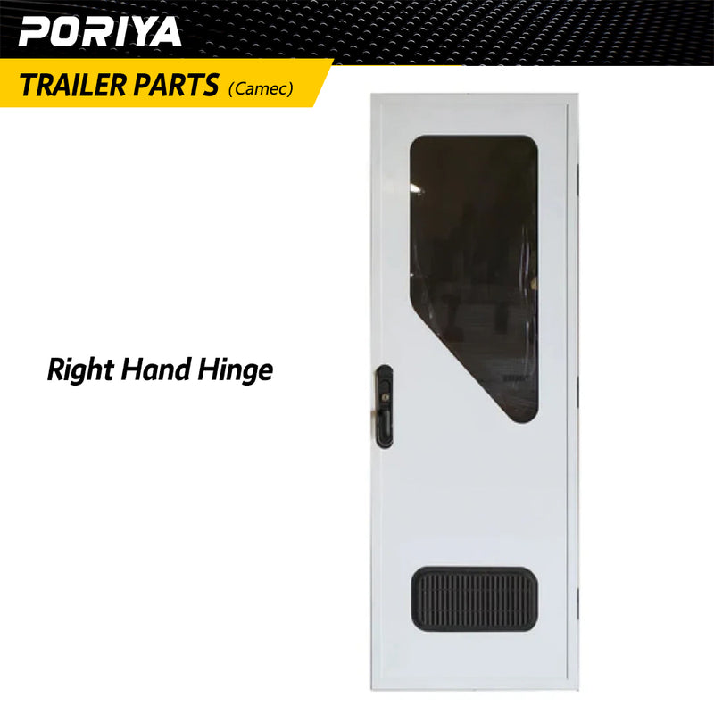 Load image into Gallery viewer, PORIYA Camec Caravan 3 Point Main Door Lock Right Hand Side Hinge with Barrel & Keys