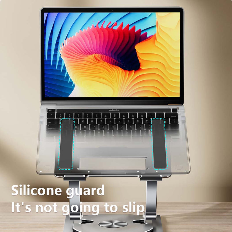 Load image into Gallery viewer, Laptop Stand Riser 360° Rotating Adjustable Ergonomic Foldable Laptop Desk Riser