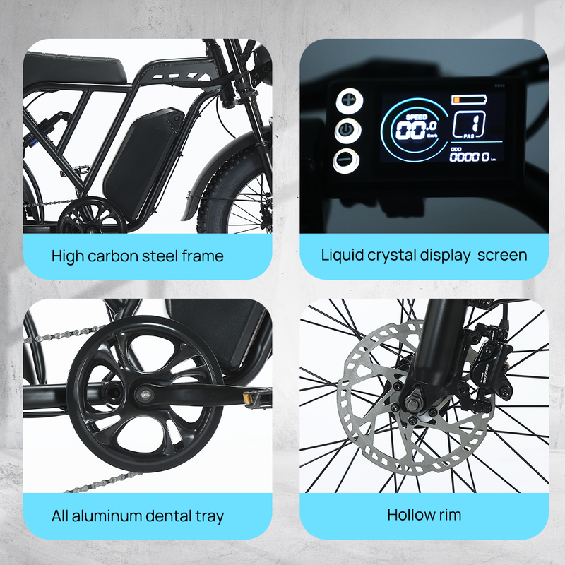 Load image into Gallery viewer, PORIYA 2000W 20" Electric Bike 48V 16Ah 60km/h MTB Ebike 70KMH Mountain Bicycle E-Bike
