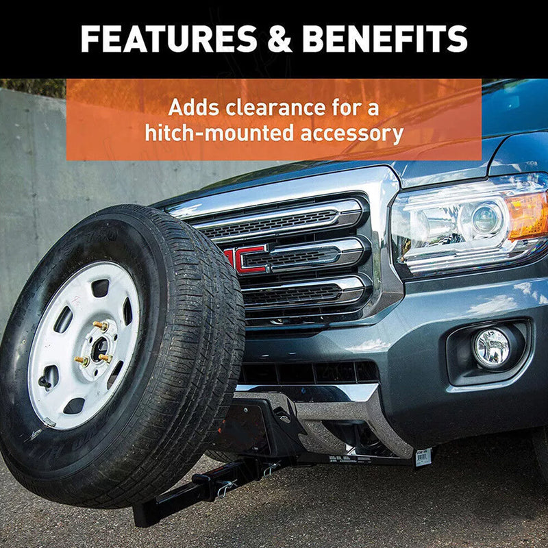 Load image into Gallery viewer, PORIYA 18 Inch Tow Hitch Extender Extension Bar 4WD Trailer Car 2" Receiver Heavy Duty