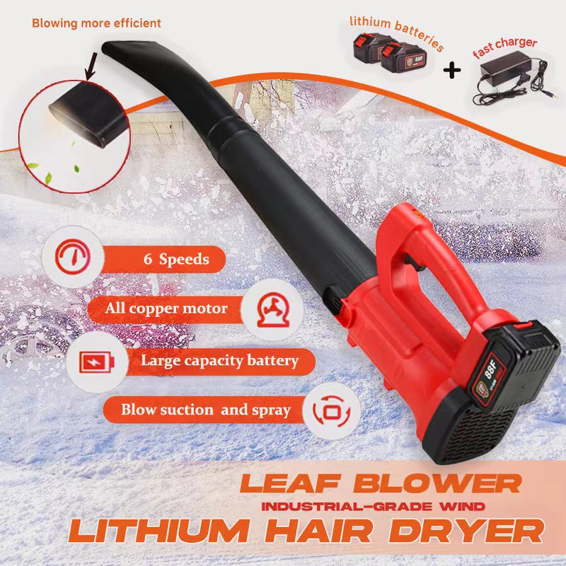 Load image into Gallery viewer, 2800W 21V Cordless Leaf Blower Handheld 6-speed Garden Cleaner Tool with Battery
