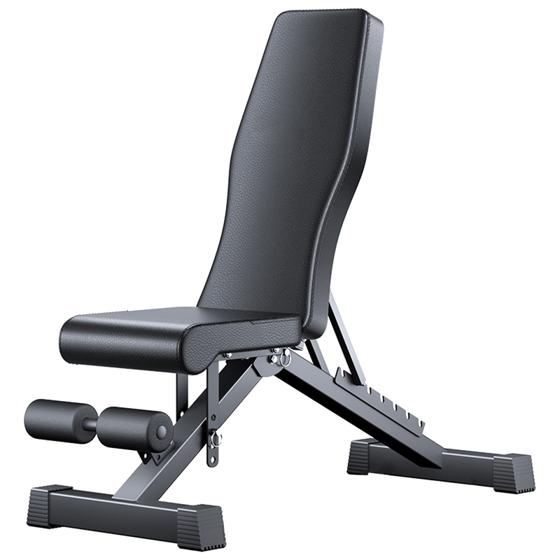 Load image into Gallery viewer, Adjustable Weight Abdominal Bench Sit-Up Back Support Fitness Flat Gym Exercise