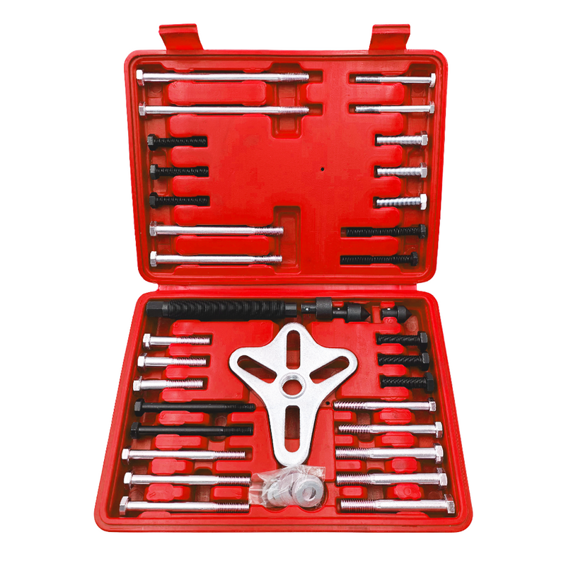 Load image into Gallery viewer, PORIYA 47pcs Harmonic Balancer Kit Set Gear Puller Pulley Steering Wheel Removal Tool