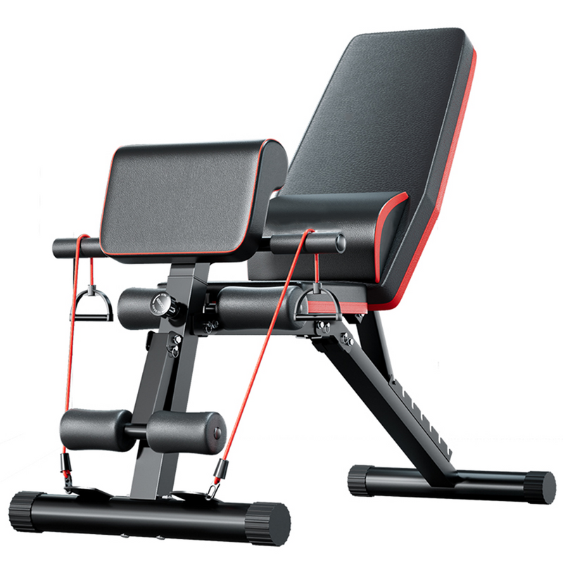 Load image into Gallery viewer, Adjustable FID Ab Abdominal Weight Press Bench Fitness Incline Sit up Gym Flat