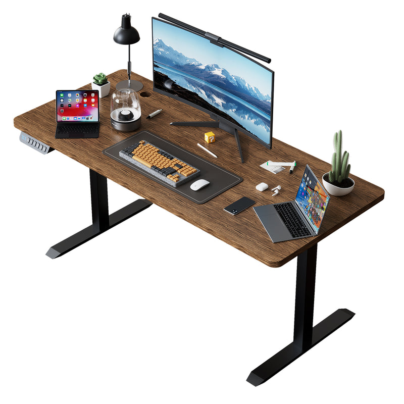 Load image into Gallery viewer, PORIYA Electric Standing Desk Height Adjustable Motorised Home Office Stand Table 1.2M