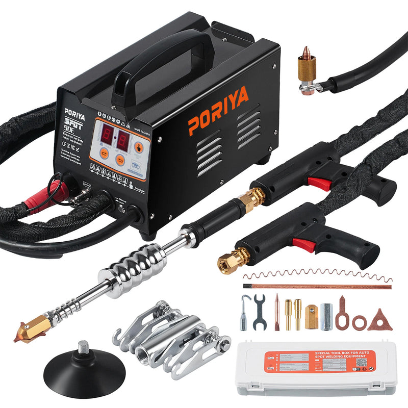 Load image into Gallery viewer, PORIYA Spot Welder Dent Puller 3KW Stud Welder Dent Repair Kit w/ Welding Gun