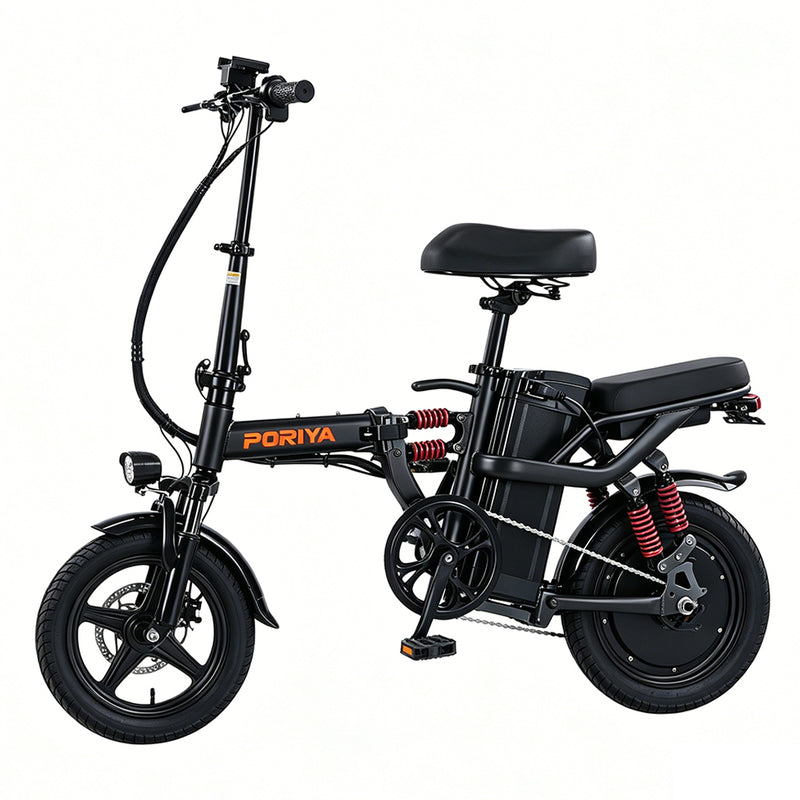 Load image into Gallery viewer, PORIYA Foldable Electric Bicycle 1000W 50KM/H Portable Commuter Travel Bicycle E Bike 48V