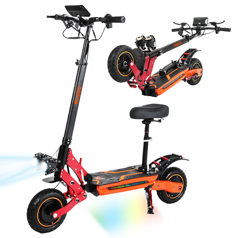 Load image into Gallery viewer, 4000W Dual Motor Electric Scooter 75KM/H 60KM Foldable Adult Off Road E-Bike