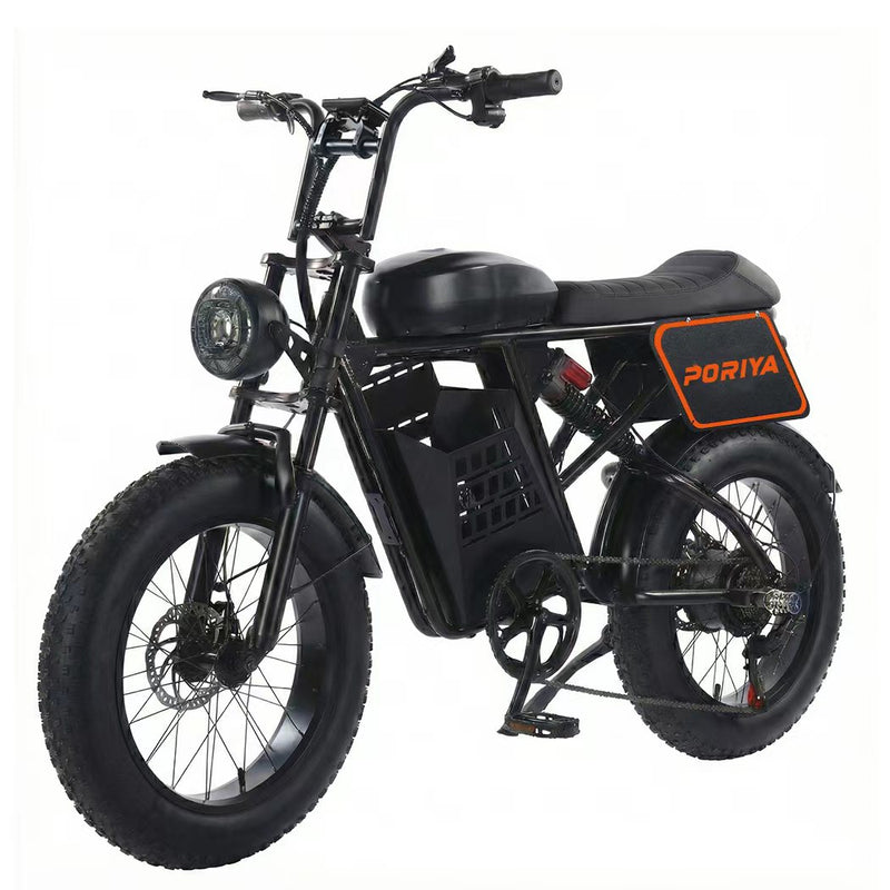 Load image into Gallery viewer, PORIYA 2000W 80KM 60KM/H Electric Bike Mountain Bicycle E-Bike 20“ off Road Traveling