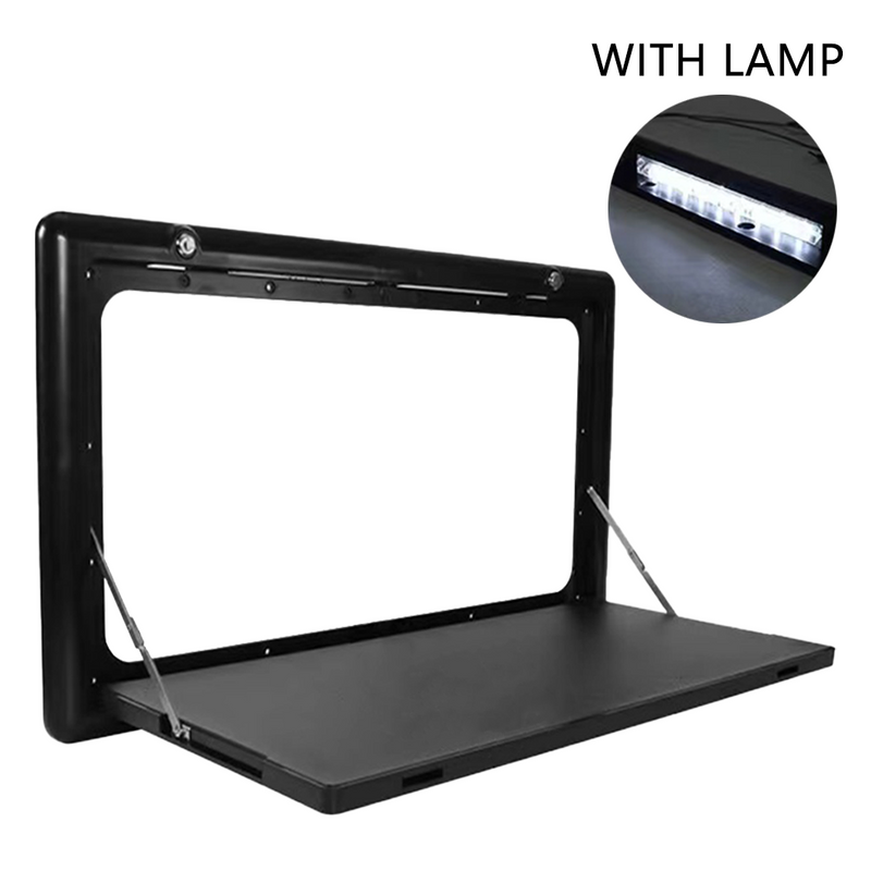 Load image into Gallery viewer, PORIYA 800 x 450mm Caravan Table Foldout Picnic Camping Outdoor Aluminum Desk Motorhome