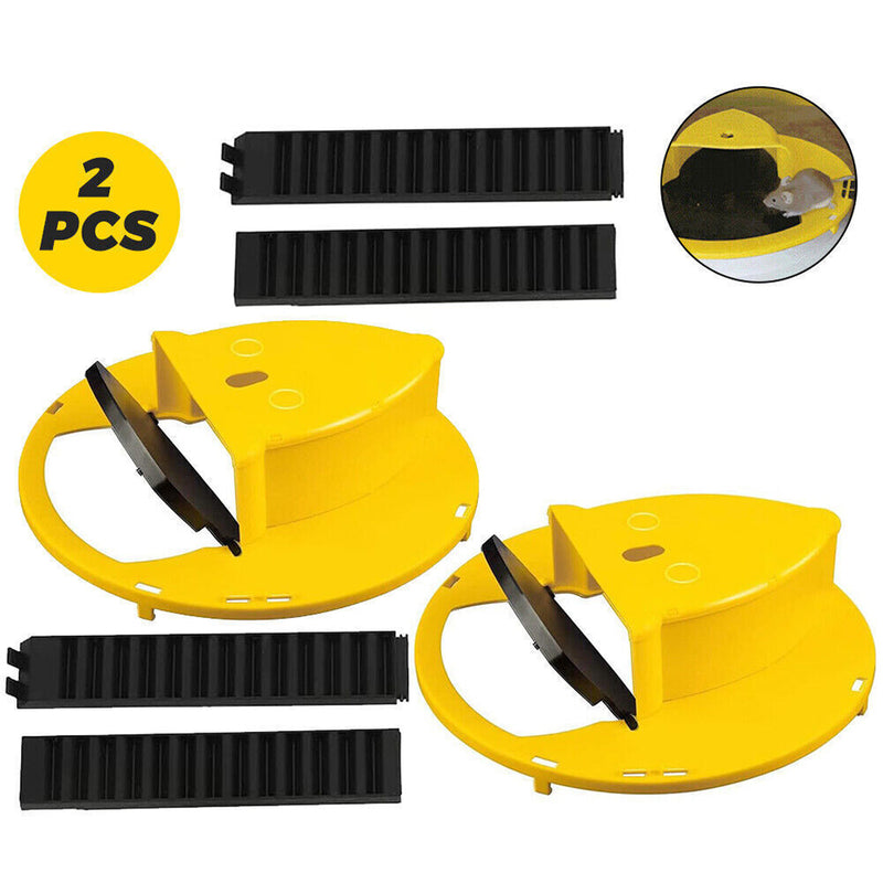 Load image into Gallery viewer, PORIYA Mouse Trap Flip N Slide Bucket Lid Mouse Rat Trap With Ladder Mouse trap Catche