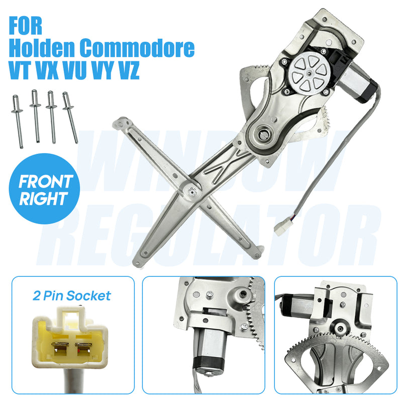 Load image into Gallery viewer, PORIYA Pair Front Electric Window Regulator For Holden Commodore VT VX VU VY VZ
