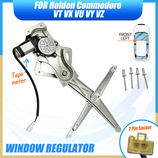 PORIYA Pair Front Electric Window Regulator For Holden Commodore VT VX VU VY VZ