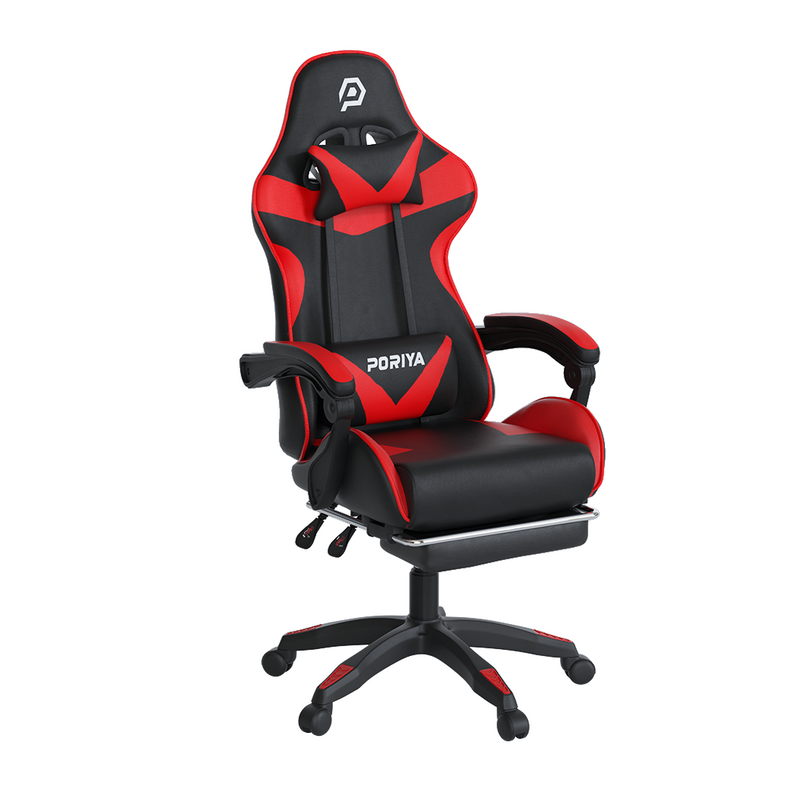 Load image into Gallery viewer, PORIYA Gaming Chair Home Office Computer Seat Racing PU Executive Recliner Chair
