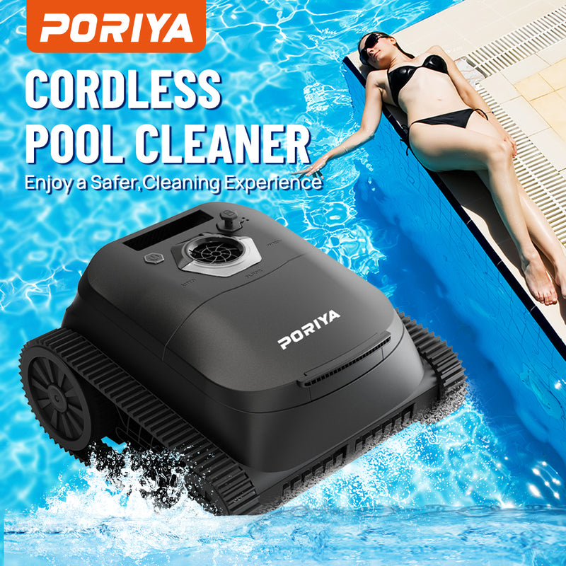 Load image into Gallery viewer, PORIYA Robotic Pool Cleaner Smart Control Wall Climbing Scuba Pool Cleaner
