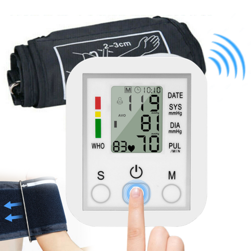 Digital Blood Pressure Monitor Upper Arm Automatic Machine Heart Rate Monitor