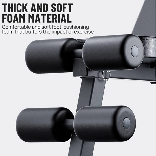 PORIYA 9In1 Foldable Adjustable Weight Bench Fitness Bench Adjustable Bench Gym