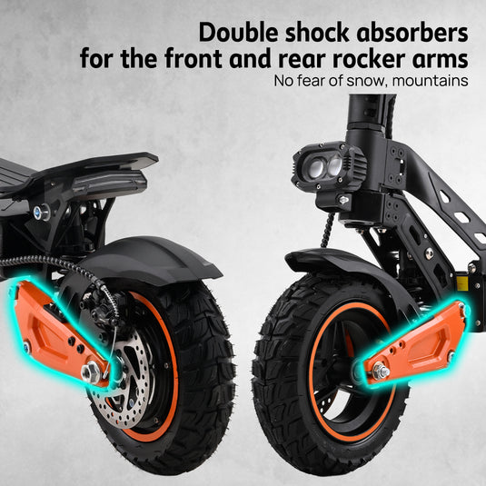 Electric Scooter 2000W 70KM/H 60KM Foldable Portable Adult Off Road E-Bike