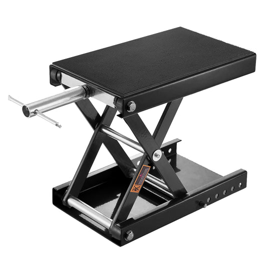 PORIYA 1100lb Motorcycle Scissor Lift Stand 500KG Motorbike Lift Working Bench ATV Jack
