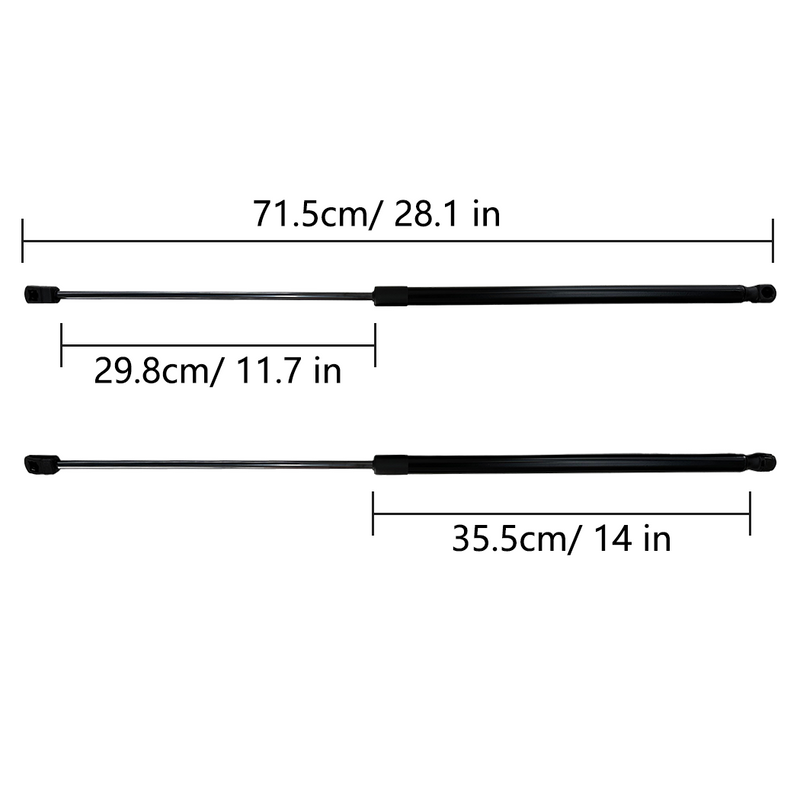 Load image into Gallery viewer, PORIYA 2pcs Bonnet Hood Gas Struts for Toyota Camry ACV40 AHV40 Aurion Sedan 2006-2011
