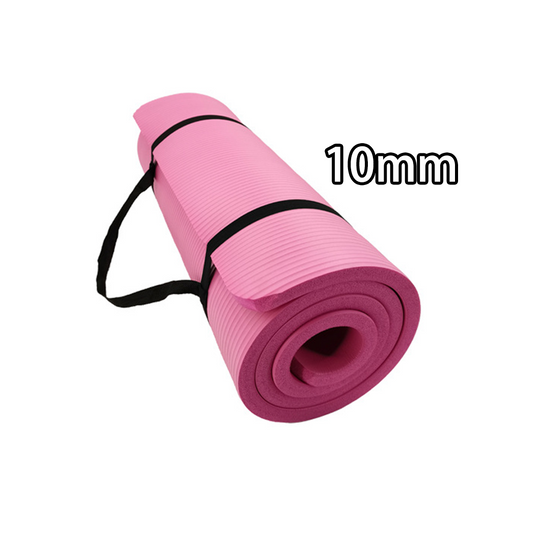 10/15/20MM Thick Yoga Mat Pad NBR Nonslip Exercise Fitness Pilate Gym Durable