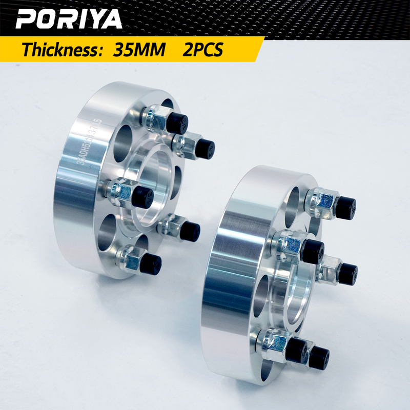 Load image into Gallery viewer, PORIYA 2PCS Wheel Spacers 35mm 5x114.3 for Ford Falcon XT XF EA EB ED EF EL to BA BF FG
