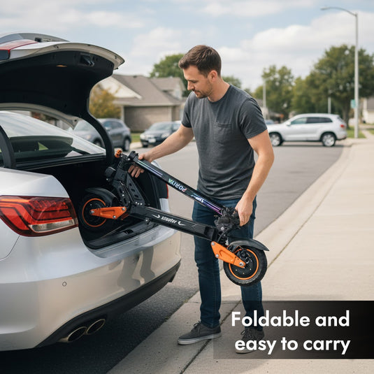 PORIYA Electric Scooter 4000W 70KM/H Dual-Drive Foldable Portable Adult Off Road E-Bike